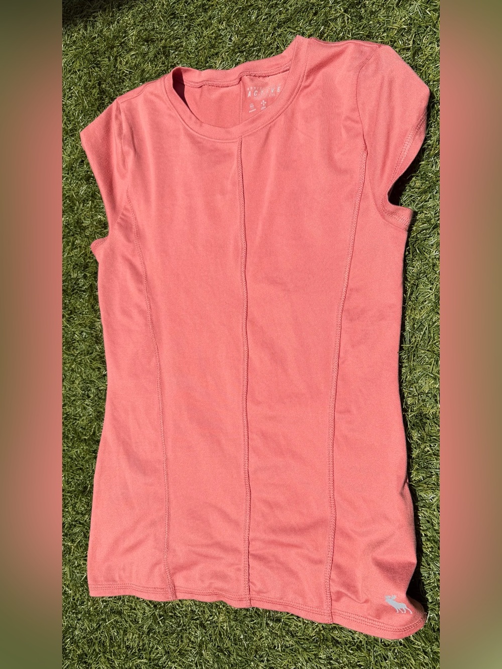 Abercrombie Active- Girls Coral Activewear Top 11/12